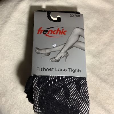 Frenchic Fish Net Stockings 3X/4X (5’5”~ Up -195~300lbs) NWT